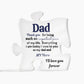 Dad acrylic puzzle plaque